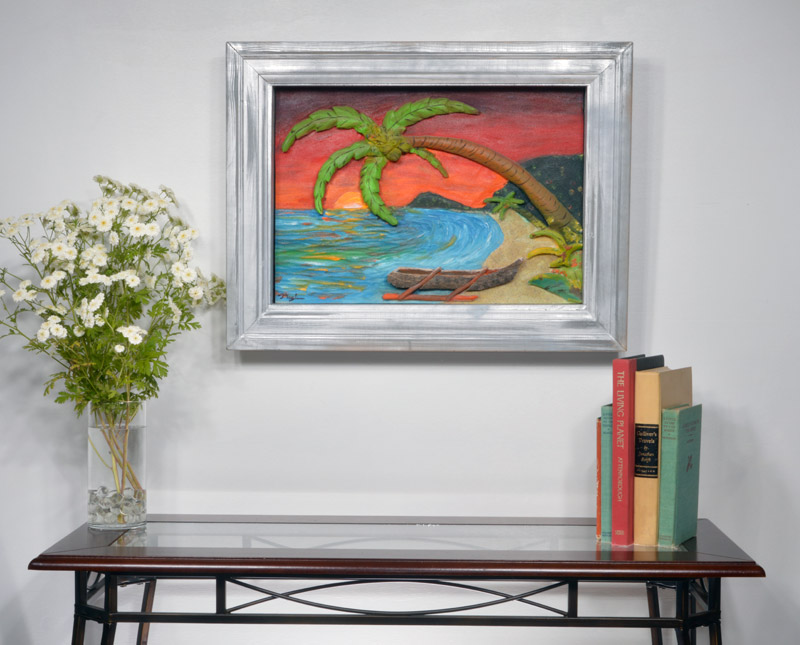 Outrigger Canoe on Tropical