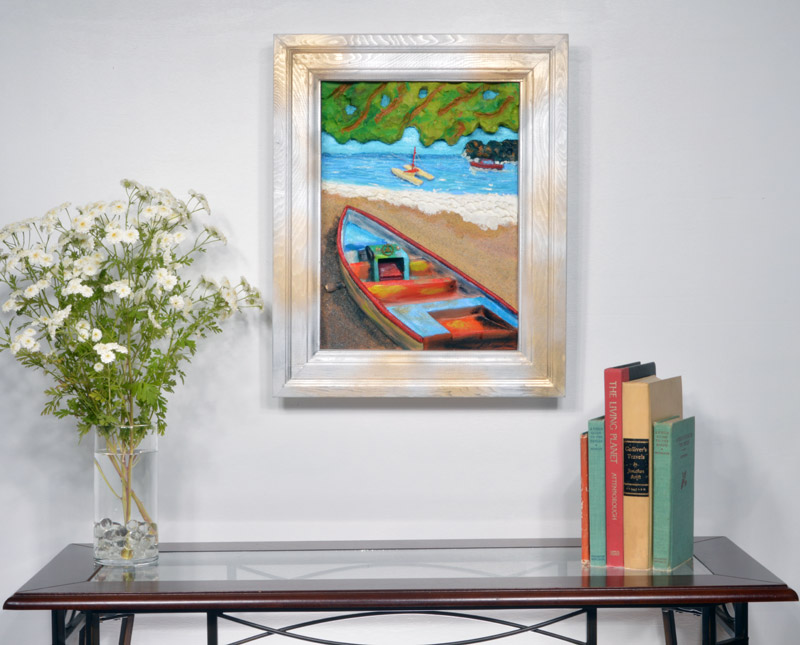 Tropical Boat on Shore